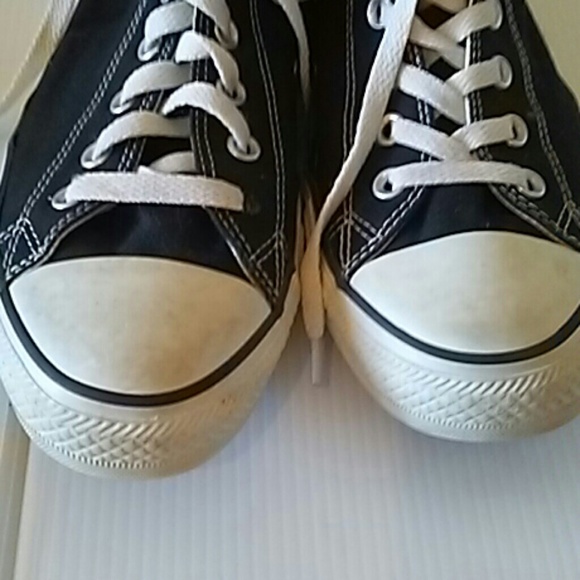 Converse High Tops Black Size 10 Men's - Picture 5 of 6